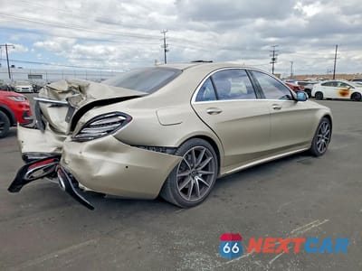 Trzecie zdjęcie samochodu z tyłu: 2019 MERCEDES-BENZ S 560 VIN:WDDUG8DB8KA488138 - miniatura