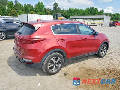 Trzecie zdjęcie samochodu z tyłu: 2020 KIA SPORTAGE LX VIN:KNDPM3AC6L7629626 - miniatura