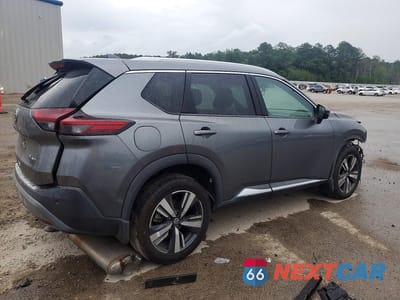 Trzecie zdjęcie samochodu z tyłu: 2021 NISSAN ROGUE SL VIN:5N1AT3CB1MC840122 - miniatura