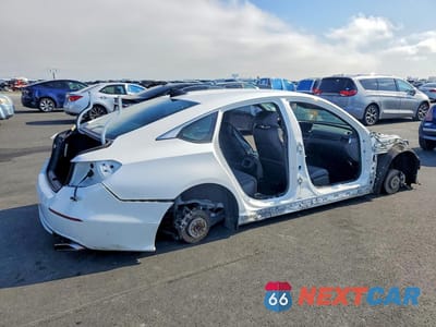 Trzecie zdjęcie samochodu z tyłu: 2021 HONDA ACCORD SPORT VIN:1HGCV1F35MA078474 - miniatura