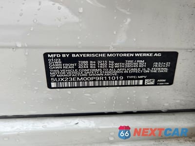 Zdjęcie 12 z 12 samochodu: 2023 BMW X7 XDRIVE40I VIN:5UX23EM00P9R11019 - miniatura