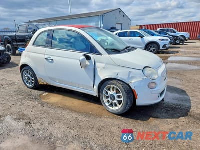 Czwarte zdjęcie samochodu z boku: 2012 FIAT 500 POP VIN:3C3CFFDR4CT130849 - miniatura