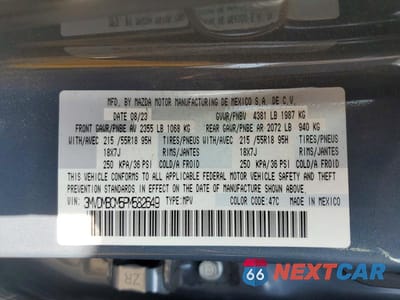 Zdjęcie 14 z 14 samochodu: 2023 MAZDA CX-30 PREFERRED VIN:3MVDMBCM5PM582649 - miniatura