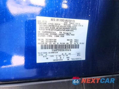 Zdjęcie 12 z 12 samochodu: 2013 FORD TAURUS LIMITED VIN:1FAHP2F82DG101616 - miniatura