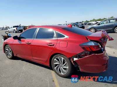 Drugie zdjęcie samochodu z przodu: 2022 HONDA INSIGHT TOURING VIN:19XZE4F9XNE002276 - miniatura