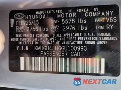 Zdjęcie 12 z 12 samochodu: 2016 HYUNDAI EQUUS ULTIMATE VIN:KMHGH4JH6GU100993 - miniatura