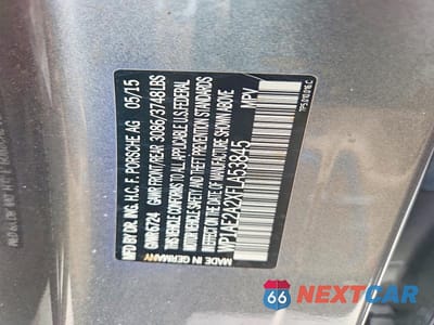 Zdjęcie 13 z 13 samochodu: 2015 PORSCHE CAYENNE S HYBRID VIN:WP1AE2A2XFLA53845 - miniatura