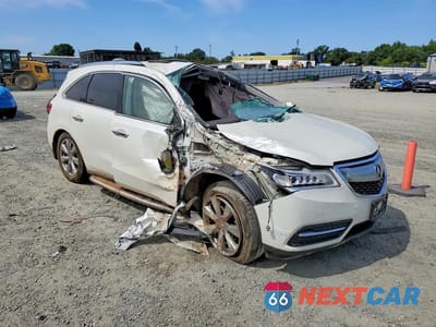 Czwarte zdjęcie samochodu z boku: 2016 ACURA MDX ADVANCE VIN:5FRYD4H95GB041350 - miniatura
