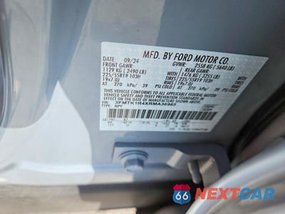 Zdjęcie 12 z 12 samochodu: 2024 FORD MUSTANG MACH-E SELECT VIN:3FMTK1R4XRMA36965 - miniatura