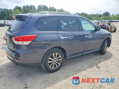 Trzecie zdjęcie samochodu z tyłu: 2014 NISSAN PATHFINDER SV VIN:5N1AR2MN0EC699949 - miniatura