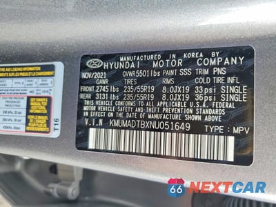 Zdjęcie 14 z 14 samochodu: 2022 GENESIS GV70 2.5T STANDARD VIN:KMUMADTBXNU051649 - miniatura
