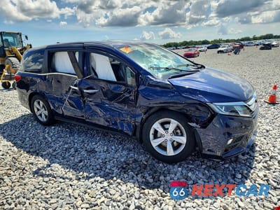 Czwarte zdjęcie samochodu z boku: 2019 HONDA ODYSSEY EXL VIN:5FNRL6H77KB080436 - miniatura