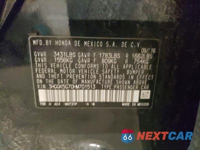 Zdjęcie 12 z 12 samochodu: 2017 HONDA FIT EX VIN:3HGGK5G70HM701513 - miniatura