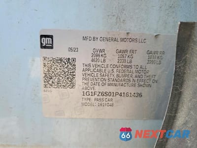 Zdjęcie 12 z 12 samochodu: 2023 CHEVROLET BOLT EUV PREMIER VIN:1G1FZ6S01P4161436 - miniatura