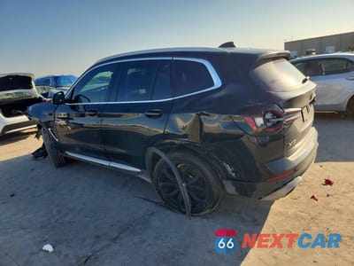 Drugie zdjęcie samochodu z przodu: 2022 BMW X3 SDRIVE30I VIN:5UX43DP00N9M44647 - miniatura