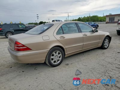 Trzecie zdjęcie samochodu z tyłu: 2001 MERCEDES-BENZ S 430 VIN:WDBNG70J51A162882 - miniatura