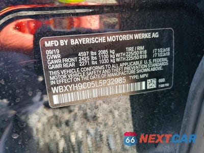 Zdjęcie 13 z 13 samochodu: 2020 BMW X2 SDRIVE28I VIN:WBXYH9C05L5P32985 - miniatura