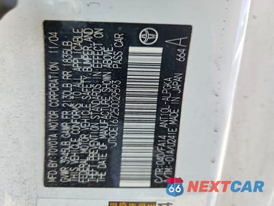 Zdjęcie 12 z 12 samochodu: 2005 SCION TC BASE VIN:JTKDE167250029593 - miniatura
