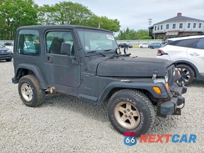 Czwarte zdjęcie samochodu z boku: 2000 JEEP WRANGLER / TJ SPORT VIN:1J4FA49S2YP754758 - miniatura