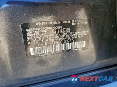 Zdjęcie 12 z 12 samochodu: 2016 SUBARU WRX VIN:JF1VA1B69G9802777 - miniatura