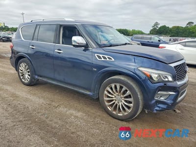 Czwarte zdjęcie samochodu z boku: 2017 INFINITI QX80 BASE VIN:JN8AZ2NF2H9641441 - miniatura