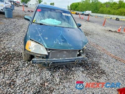 Piąte zdjęcie samochodu w środku: 2002 HONDA CIVIC EX VIN:2HGES26722H512553 - miniatura