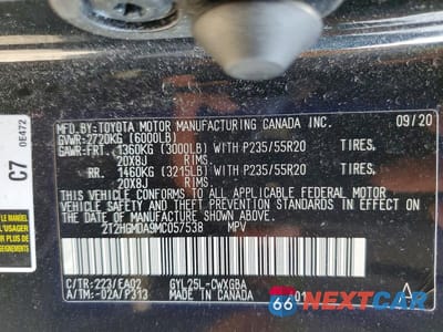Zdjęcie 13 z 13 samochodu: 2021 LEXUS RX 450H VIN:2T2HGMDA9MC057538 - miniatura