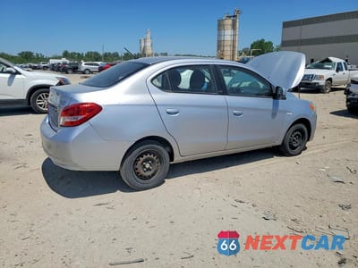 Trzecie zdjęcie samochodu z tyłu: 2017 MITSUBISHI MIRAGE G4 ES VIN:ML32F3FJ7HH002093 - miniatura