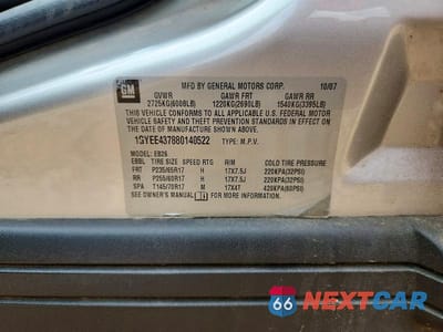 Zdjęcie 13 z 13 samochodu: 2008 CADILLAC SRX VIN:1GYEE437880140522 - miniatura