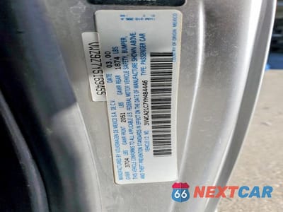 Zdjęcie 12 z 12 samochodu: 2000 VOLKSWAGEN NEW BEETLE GLS VIN:3VWCA21C7YM484446 - miniatura