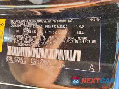 Zdjęcie 13 z 13 samochodu: 2016 LEXUS RX 450H BASE VIN:2T2BGMCA4GC001647 - miniatura
