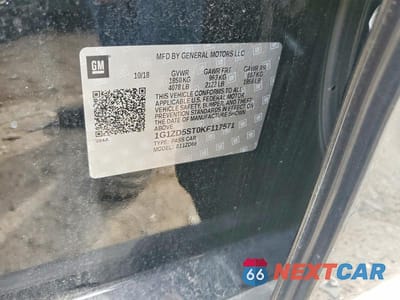 Zdjęcie 12 z 12 samochodu: 2019 CHEVROLET MALIBU LT VIN:1G1ZD5ST0KF117571 - miniatura