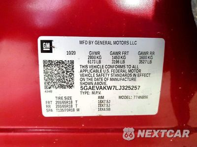 Zdjęcie 13 z 13 samochodu: 2020 BUICK ENCLAVE ESSENCE VIN:5GAEVAKW7LJ325257 - miniatura