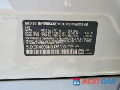 Zdjęcie 13 z 13 samochodu: 2022 BMW X5 SDRIVE 40I VIN:5UXCR4C06N9J35300 - miniatura
