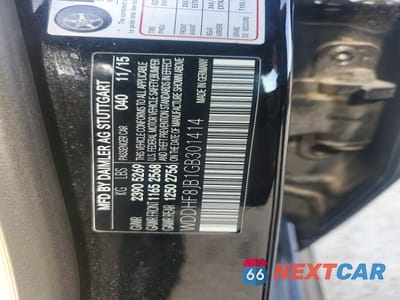 Zdjęcie 12 z 12 samochodu: 2016 MERCEDES-BENZ E 350 4MATIC VIN:WDDHF8JB1GB301414 - miniatura