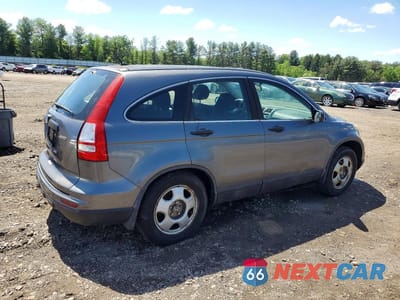 Trzecie zdjęcie samochodu z tyłu: 2010 HONDA CR-V LX VIN:5J6RE4H33AL052649 - miniatura