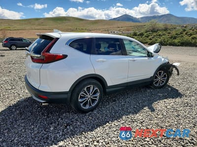 Trzecie zdjęcie samochodu z tyłu: 2021 HONDA CR-V EXL VIN:7FARW1H84ME021810 - miniatura