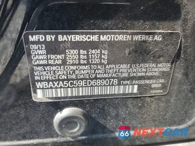 Zdjęcie 12 z 12 samochodu: 2014 BMW 535 D VIN:WBAXA5C59ED689078 - miniatura