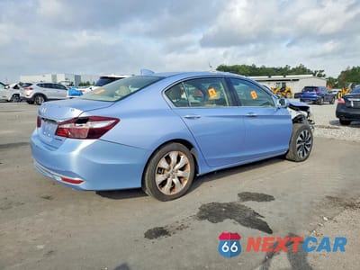 Trzecie zdjęcie samochodu z tyłu: 2017 HONDA ACCORD HYBRID EXL VIN:JHMCR6F56HC007858 - miniatura