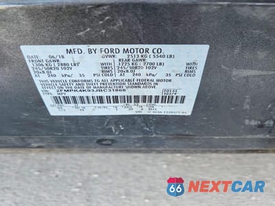 Zdjęcie 13 z 13 samochodu: 2018 FORD EDGE TITANIUM VIN:2FMPK4K93JBC31868 - miniatura