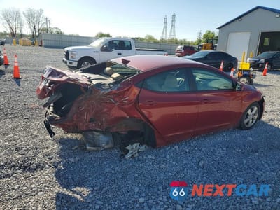 Trzecie zdjęcie samochodu z tyłu: 2013 HYUNDAI ELANTRA GLS VIN:KMHDH4AE3DU488818 - miniatura