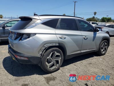 Trzecie zdjęcie samochodu z tyłu: 2023 HYUNDAI TUCSON SEL VIN:5NMJF3AE0PH173901 - miniatura
