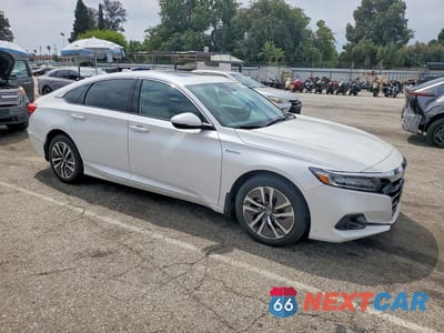 Czwarte zdjęcie samochodu z boku: 2022 HONDA ACCORD HYBRID EXL VIN:1HGCV3F53NA002699 - miniatura