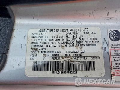 Zdjęcie 13 z 13 samochodu: 2016 NISSAN 370Z BASE VIN:JN1AZ4EH5GM932426 - miniatura