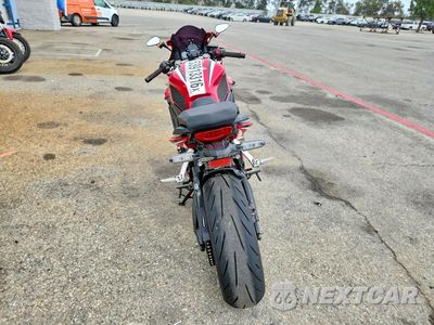 Czwarte zdjęcie samochodu z boku: 2019 HONDA CBR650 R VIN:MLHRH0110K5000249 - miniatura