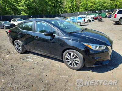 Czwarte zdjęcie samochodu z boku: 2020 NISSAN VERSA SV VIN:3N1CN8EV4LL842321 - miniatura