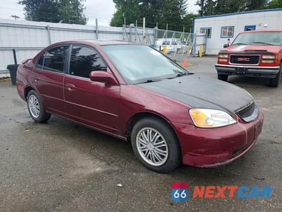 Czwarte zdjęcie samochodu z boku: 2003 HONDA CIVIC EX VIN:JHMES26763S001208 - miniatura