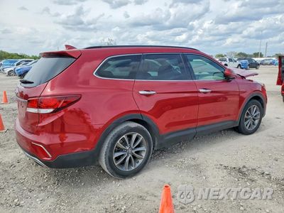 Trzecie zdjęcie samochodu z tyłu: 2017 HYUNDAI SANTA FE VIN:KM8SM4HF6HU177262 - miniatura