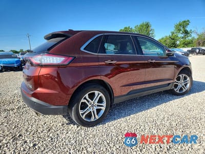 Trzecie zdjęcie samochodu z tyłu: 2015 FORD EDGE TITANIUM VIN:2FMTK3K92FBB30546 - miniatura