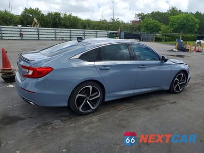 Trzecie zdjęcie samochodu z tyłu: 2021 HONDA ACCORD SPORT SE VIN:1HGCV1F45MA123034 - miniatura